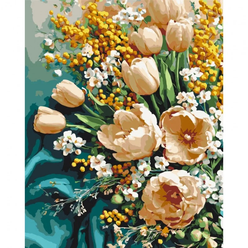 Малюнок за номерами «Весняні тюльпани» LW3178-01, 40x50 см