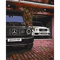 Painting by numbers "Gelendvagens AMG" LW32060, 40x50 cm