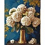 Picture by numbers "Bouquet of Hydrangeas" LW3295 with metallic paints 40x50 cm