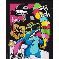Painting by numbers "Stitch" LW3423 with metallic paints 40x50 cm