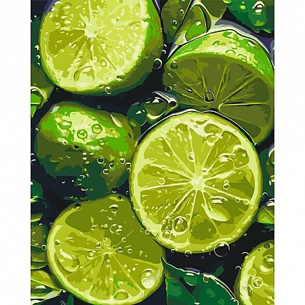 Painting by numbers "Juicy lime" LW3440, 40x50 cm