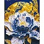 Painting by numbers "Amazing Flower" LW3443 with metallic paints 40x50 cm
