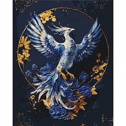 Painting by numbers "Phoenix" LW3447 with metallic paints 40x50 cm