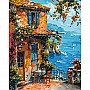 Paint-by-numbers kit "House by the Sea" LW3482, 40 x 50 cm