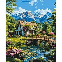 "Alpine Harmony" Paint-by-Number Kit LW3492, 40 x 50 cm