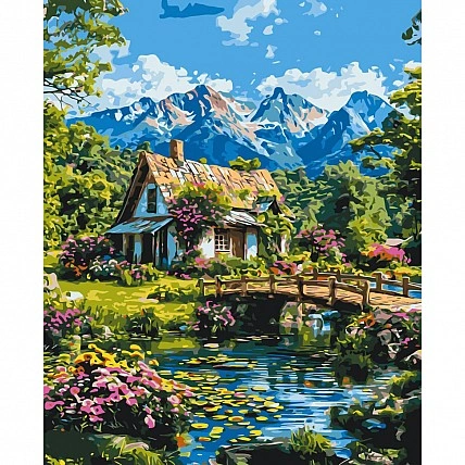 Картина по номерам "Альпийская гармония" LW3492, 40х50 см