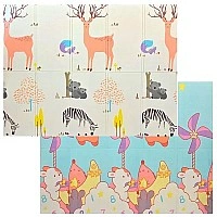 Children's Double-sided folding thermal mat MR 1570-3-4 XPE, 150-200 cm, thickness 8 mm