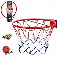 Basketball Hoop MR 0168-2 Mesh, Ball, Pump, Bindings