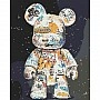 Diamond mosaic "Bearbrick" OD32320, 40x50 cm