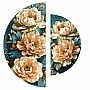 Painting by numbers "Peach Petals" OSR1018 semicircles 67x67 cm