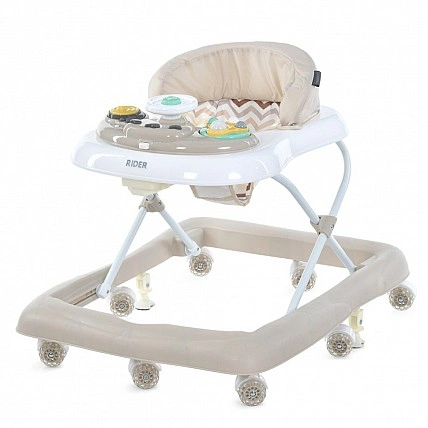 RIDER ME 1185 Beige Baby Walker, with light and sound effects