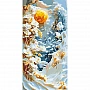 Paint-by-numbers kit "Abstraction: Mountain Flowers" LW5104, 40 x 80 cm