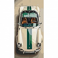 Painting by numbers "Porsche" LW5127, 40x80 cm