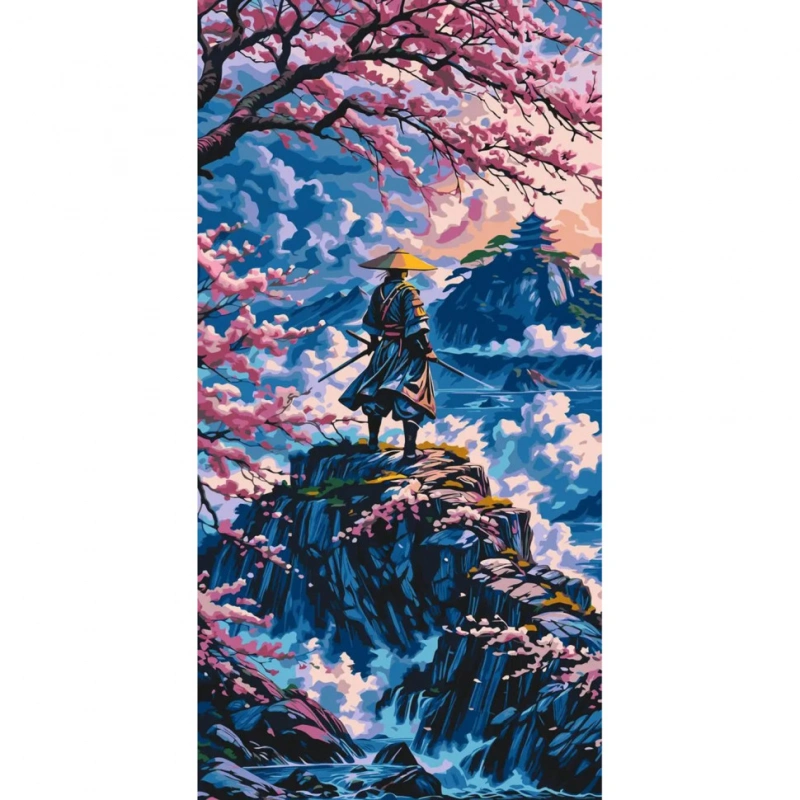 Картина за номерами «Шлях самурая» LW5134, 40x80 см