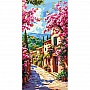 Painting by numbers "Blooming street of Tuscany" LW5135, 40x80 cm