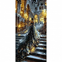 "Lightbringer" Paint-by-Number Kit LW5191 with Metallic Paints, 40x80 cm