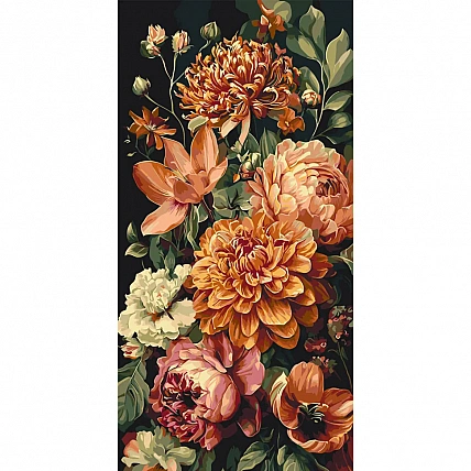 "Noble Bouquet" Paint-by-Number Kit LW5196, 40 x 80 cm