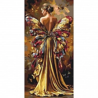 Paint by numbers "Butterfly Shadow" LW5201, 40x80 cm