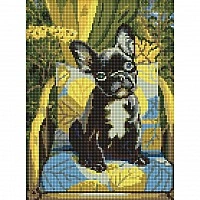 Diamond mosaic "Comfort with character" AMO20095, 30x40 cm
