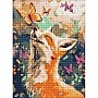 Diamond mosaic "Merry Fox" AMO20300, 30x40 cm