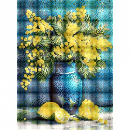 Алмазна мозаїка «Мімоза і лимони» AMO20302, 30x40 см