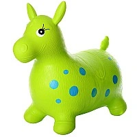 Children's hopper horse MS 0372 rubber Green