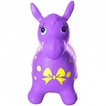 MS 0372 Children's Rubber Rocking Horse, Purple