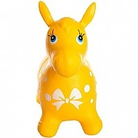 MS 0372 Children's Rubber Rocking Horse, Yellow