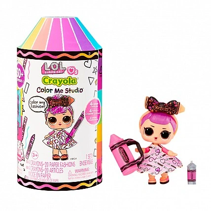 Playset with Tsvetnashki L.O.L. Surprise! doll 505273 of the 'Crayola' series with accessories.