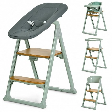 4-in-1 High Chair GROWEE ME 1222 Sage Green