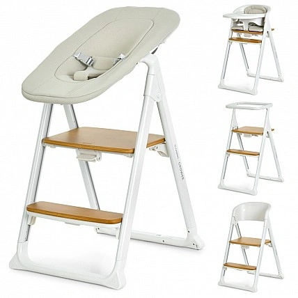 4 in 1 High Chair GROWEE ME 1222 White
