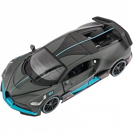 Rastar 64200 1:32 scale Bugatti DIVO inertial car model, grey