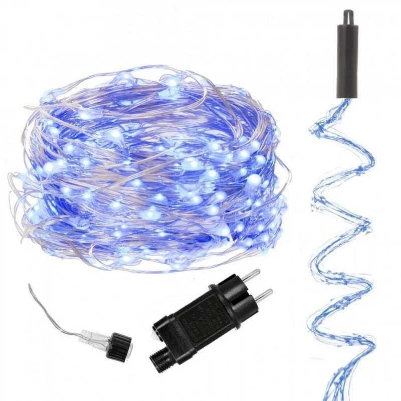 Гірлянда (кінський хвіст) Springos CL0095, 2 м 300 LED, Blue Гірлянда (кінський хвіст) Springos CL0095, 2 м 300 LED, Blue