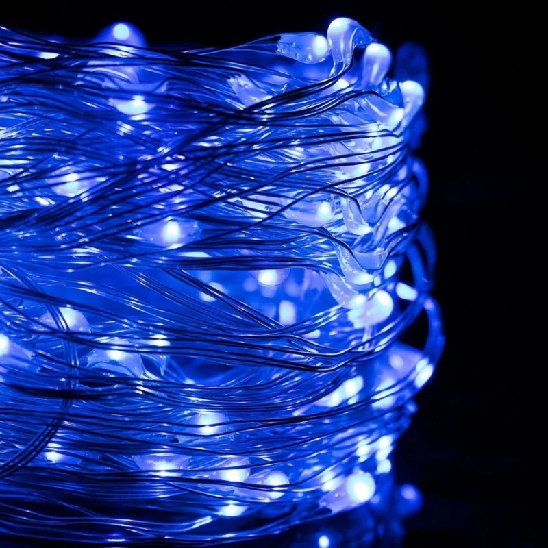 Гірлянда (кінський хвіст) Springos CL0095, 2 м 300 LED, Blue Гірлянда (кінський хвіст) Springos CL0095, 2 м 300 LED, Blue