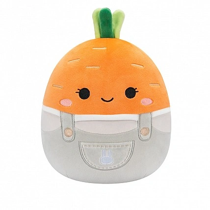 Squishmallows Carolina Carrot Plush Toy, 19 cm