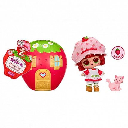 L.O.L. Surprise! "Loves Strawberry Shortcake" Series "Charlotte-Strawberry and Friends" Doll Playset 596530