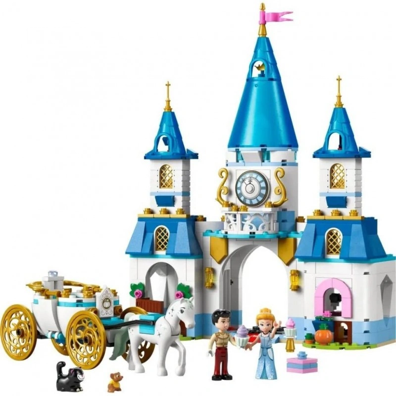 Замок Попелюшки та карета LEGO 43275, 596 штук Замок Попелюшки та карета LEGO 43275, 596 штук
