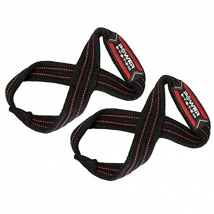 Drawbar straps "Figure 8" Power System 3405RD-5 Black/Red, L/XL