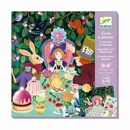 Djeco DJ09428 "Wonderland" creative set develops fine motor skills