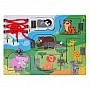 Wooden toy Busyboard MD 0146-3 game field 30×22.5 cm
