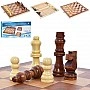 Set of board games "Chess, Backgammon, Checkers 3 in 1" W6628 wooden