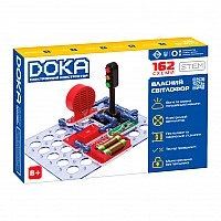 Конструктор електронний "162 СХЕМИ" DOKA D70714 електродвигун