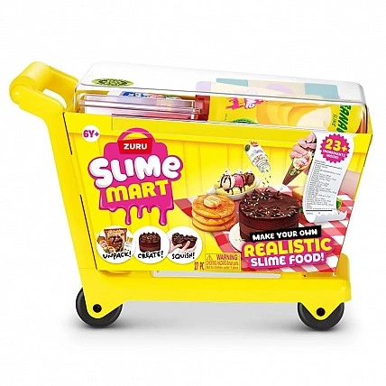 Ігровий набір зі слизнями "Тележка смаколиків" Slime Mart 15907 серії "Shopping Cart"