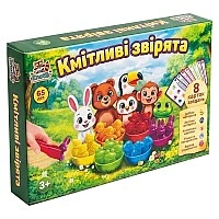 Board game "Clever Creatures" 3-004, 65 pieces