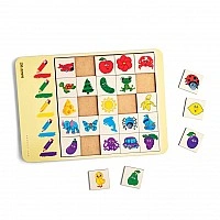 Wooden sorter "Association-colors" PSD056