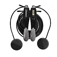 Скакалка швидкісна з лічильником TwinRope EF-1909-GY 2,8 метра