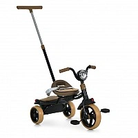 MT 1037-1 Black Children's Tricycle, with Parent Handle
