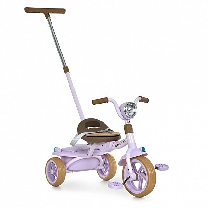 Велосипед дитячий триколісний MT 1037-1 Lilac, з батьківською ручкою