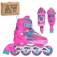 Children's adjustable roller skates A 4163-M-T, size 35-38