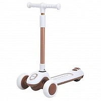 Children's scooter 3-wheel 2024-white, up to 25 kg